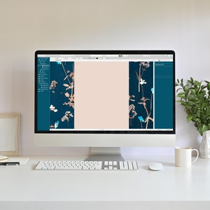 Pressed Flowers Scrivener Themes | Cottagecore Theme | Mac OS