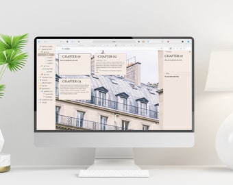 Light Academia Townhouse Scrivener Theme | Scrivener Theme | Mac OS