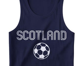 Scotland Soccer Tank Top | Country Pride Tank | Soccer Fan Gift
