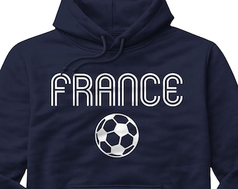 France Soccer Hoodie or Crewneck | Country Pride Sweatshirt | Soccer Fan Gift