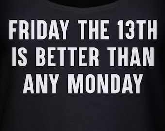 Friday The 13th Racerback Tank: Funny Halloween Workout Shirt
