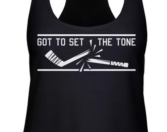 Got To Set The Tone Ladies Racerback Tank Top -Funny, Pop Culture Shirt