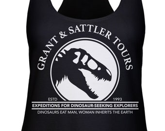 Grant & Sattler Tours Ladies Racerback Tank Top - Funny, Pop Culture Shirt