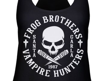 Frog Brothers Ladies Racerback Tank Top - Horror, Funny, Pop Culture Shirt