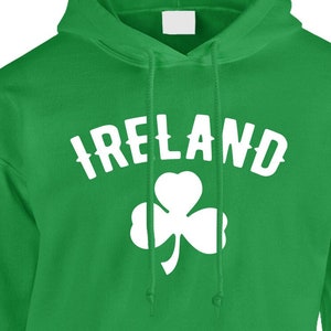 Ireland Shamrock Hoodie: Irish Pride Pullover Sweatshirt