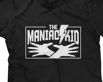 The Maniac Kid Mens T-shirt or Tank Top - Funny, Pop Culture Shirt