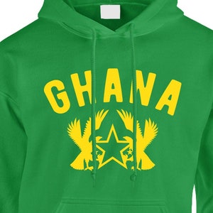 Ghana Coat of Arms Hoodie: National Pride Pullover Sweatshirt