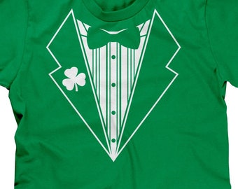 Irish Tuxedo Tee St. Patrick's Day Shirt, Shamrock Shirt, Tuxedo Shirt, Funny Shirt