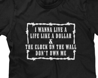 Country Dollar Mens T-shirt or Tank Top -Music, Pop Culture Shirt