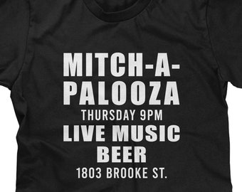 MITCH-A-PALOOZA Mens T-shirt or Tank Top - Funny, Pop Culture Shirt