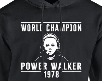 World Champion Power Walker 1978 Hoodie Pullover or Crewneck Sweatshirt -Funny, Pop Culture Shirt