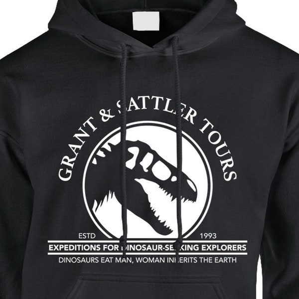 Grant & Sattler Tours Hoodie Pullover or Crewneck Sweatshirt - Funny, Pop Culture Shirt