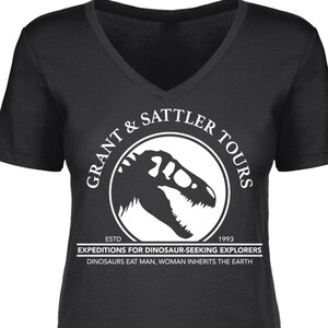 Grant & Sattler Tours Ladies Crewneck or V-neck T-shirt - Funny, Pop Culture Shirt
