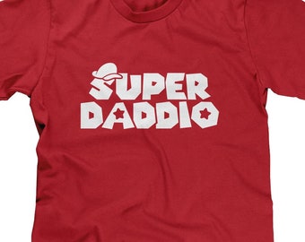 Super Daddio T-Shirt or Tank Top: Funny Gamer Dad Tee