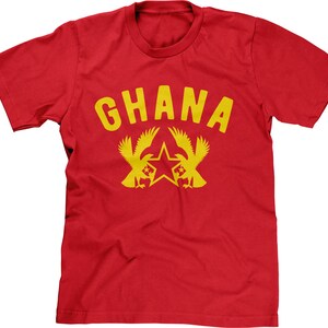 Ghana Coat of Arms T-Shirt: National Pride Soccer Jersey imagen 2