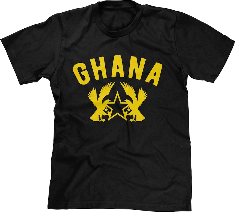 Ghana Coat of Arms T-Shirt: National Pride Soccer Jersey imagen 3