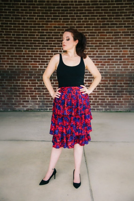 1980s Vintage Skirt by Raul Blanco Size 6-8