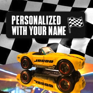 HOT WHEELS personalized with your name. Cars & Trucks - Personalized Gifts for all ages.