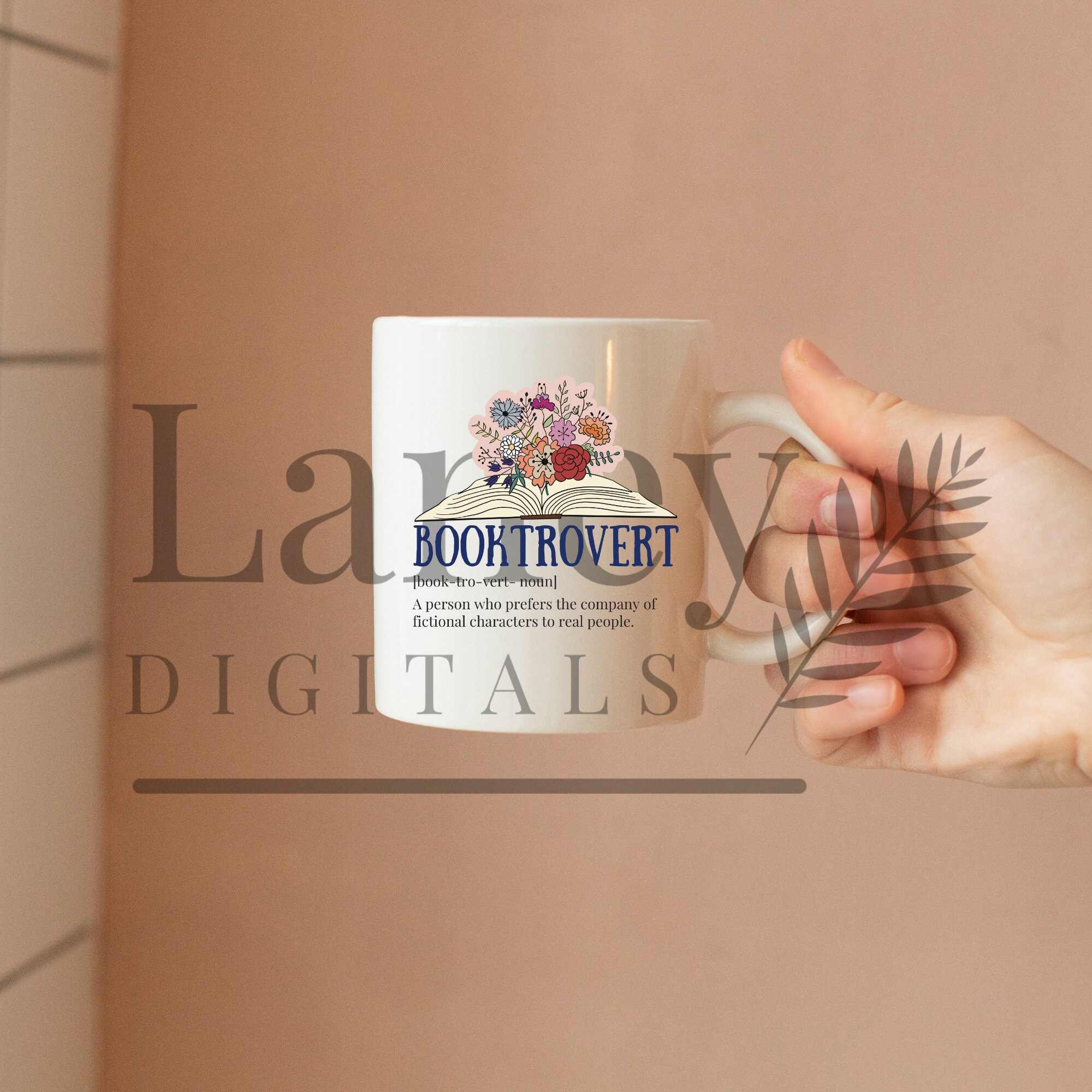 Booktrovert Floral Book Lover SVG PNG: Reading Shirt Design (digital ...