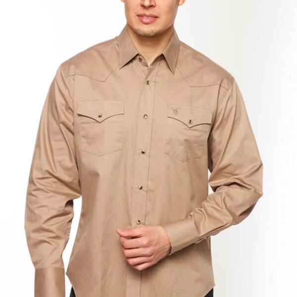 EMBROIDERED SNAP BUTTON SHIRT main image 1