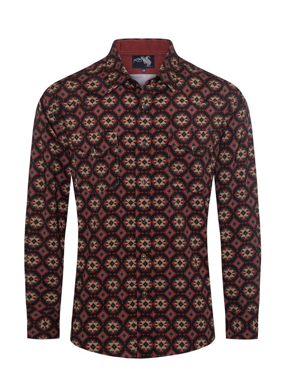 Chemise de Cowboy Homme - XL et 5XL - Bon Plan - The Western Shop