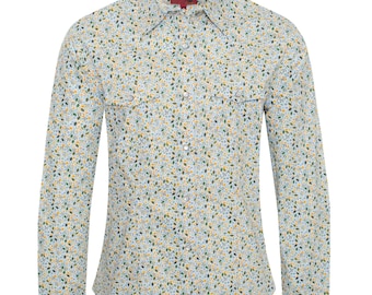 Camisas con estampado occidental para mujer -LS100-125