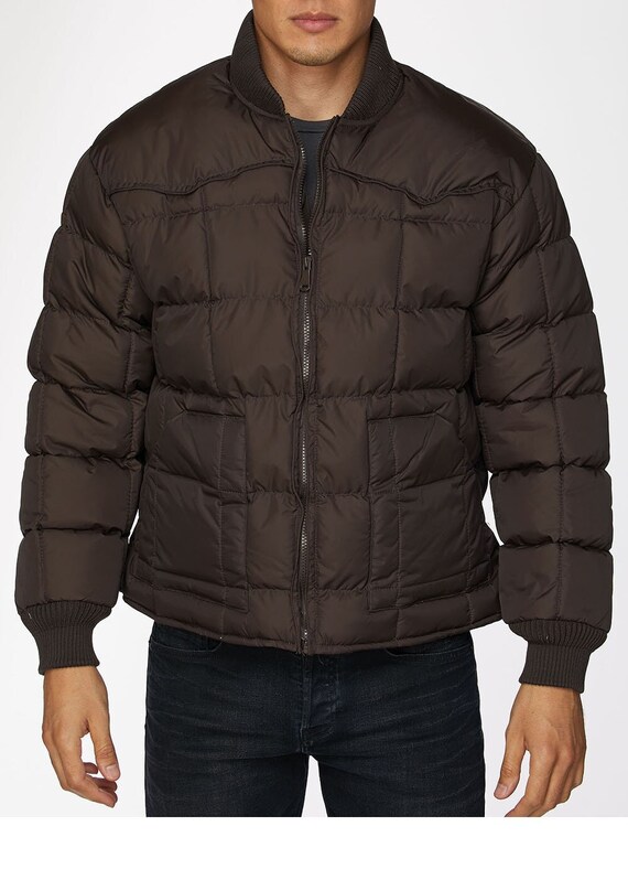 RODEO CLOTHING Men s Western Nylon Jacket brown Etsy Ireland