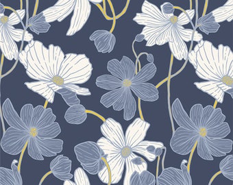 AGF Moonshine Swirl Cotton Fabric: Katie O'Shea Floral Print