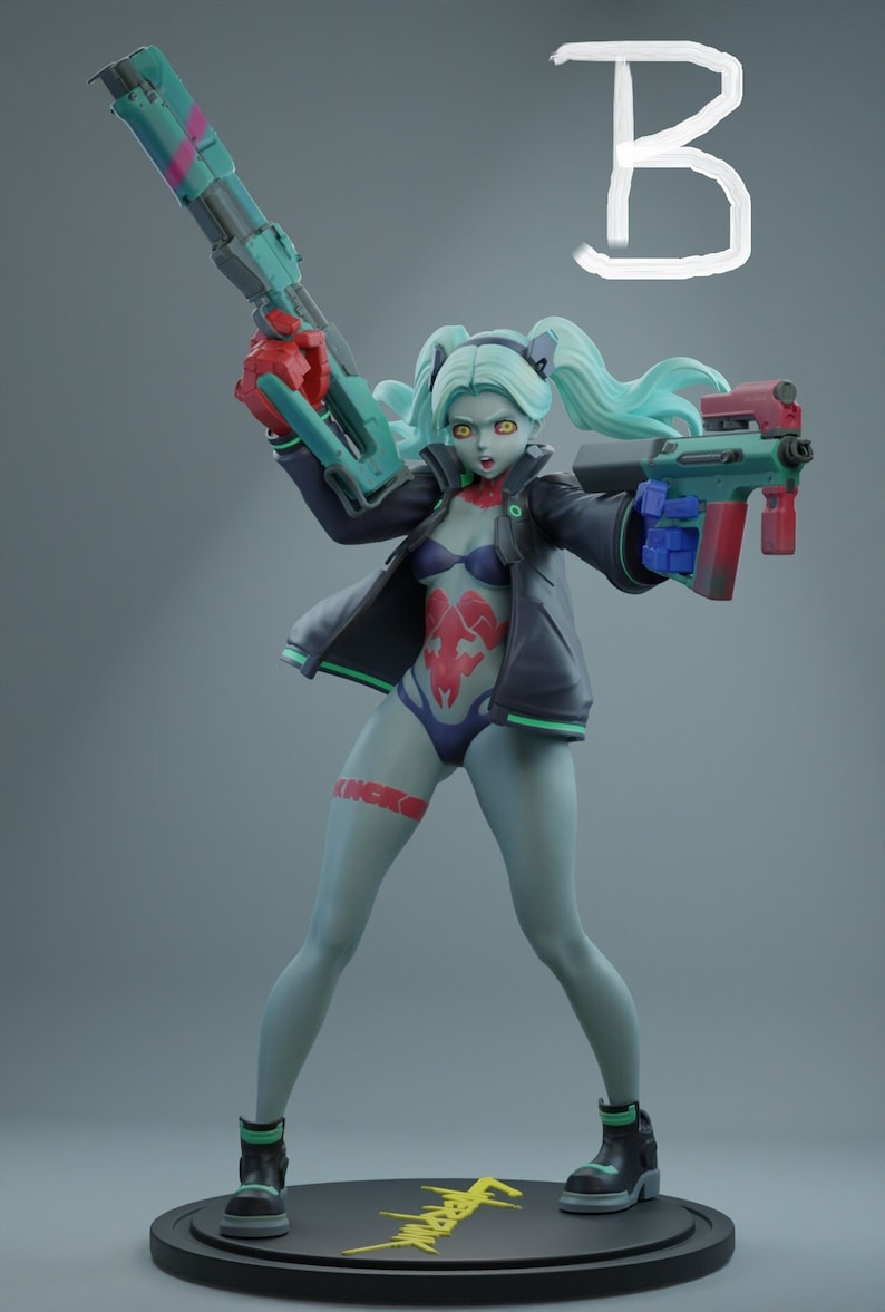 Rebecca / Cyberpunk Edgerunner / SFW NSFW / 3D Printed Resin - Etsy ...