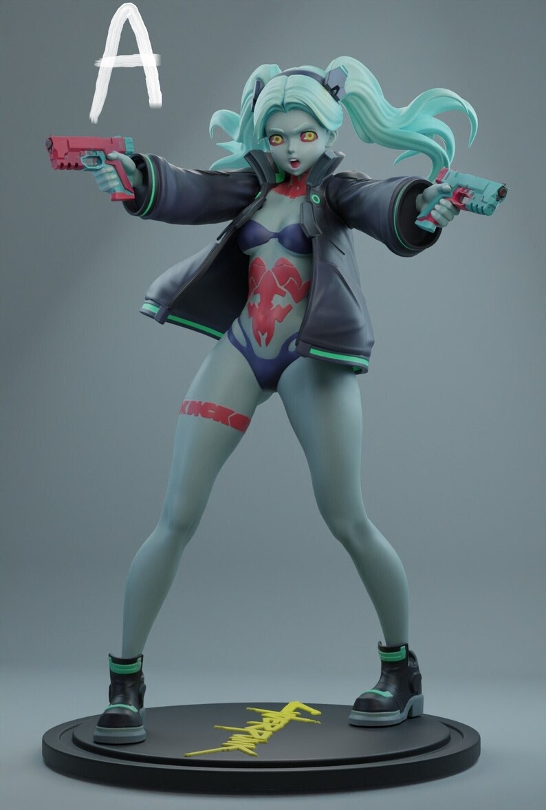 Rebecca / Cyberpunk Edgerunner / SFW NSFW / 3D Printed Resin - Etsy