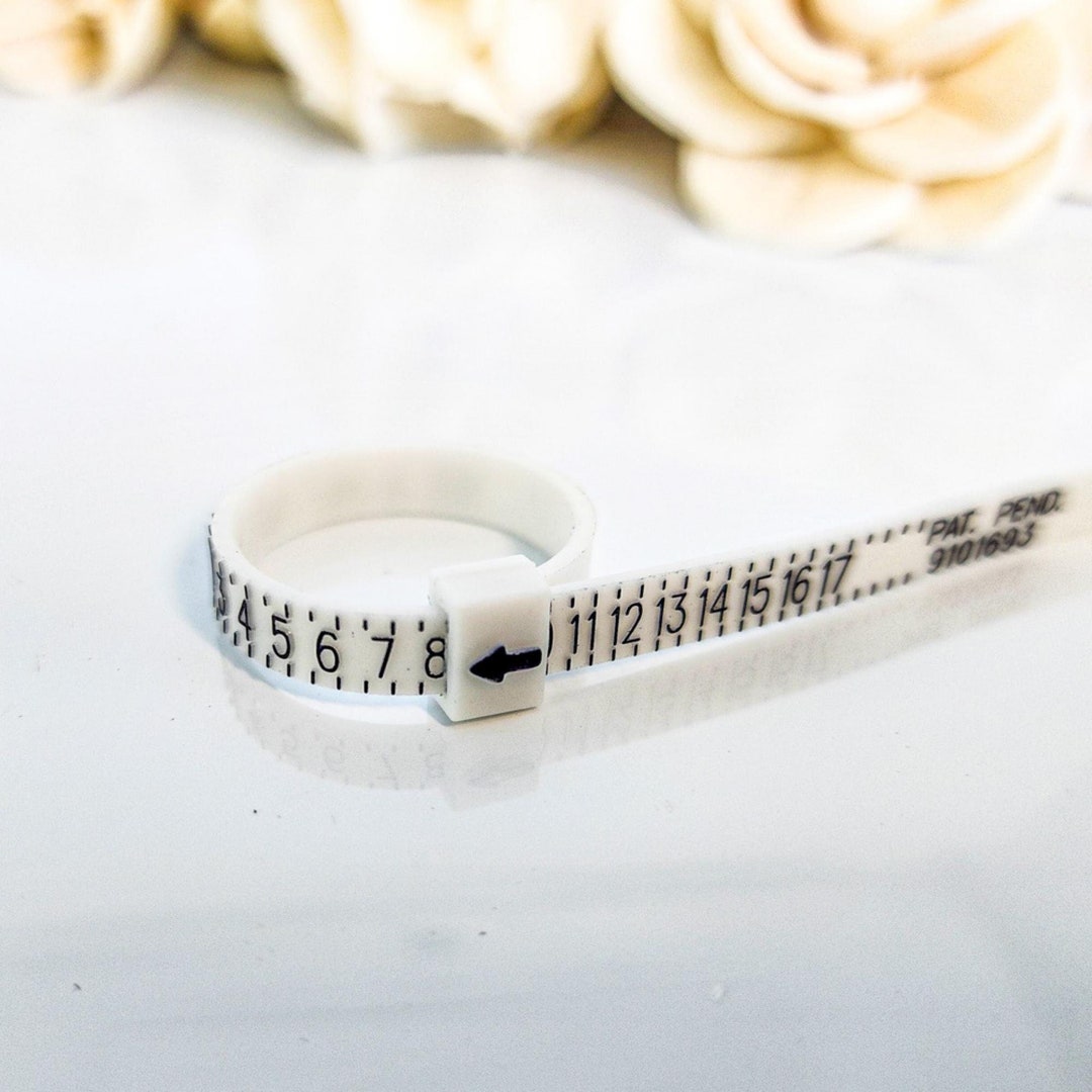Ring Sizer Plastic, US Sizes Ring Sizer, Finger Measuring Tool, US