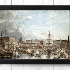 Preparing for war, Vintage Ship Print, A4 - Single Print P020 - INSTANT DOWNLOAD