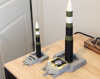 Sentinel ICBM Carbon Fiber Decorative Model