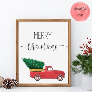 Merry Christmas, Red Truck