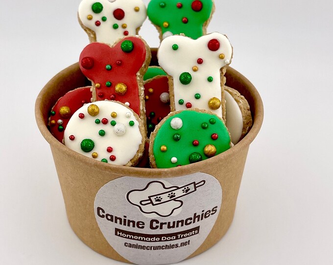 Single Winter Treats Dog Treats Christmas Dog Treats Etsy
