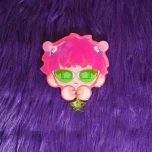 Saiki K Akrylowe uchwyty do telefonów