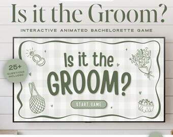 Is It the Groom Bachelorette Party Game, Fresh Off the Market Bachelorette Game, Editable Canva Party Game, Bridal Shower Game