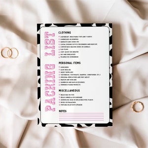 Pink Last Rodeo Bachelorette Party Itinerary Template, Nashville ...