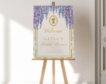 Bridgerton Themed Bridal Shower Welcome Sign, Bridgerton Party, Bridal Shower Sign, Bridal Shower Sign Template, Welcome Sign Bridal Shower