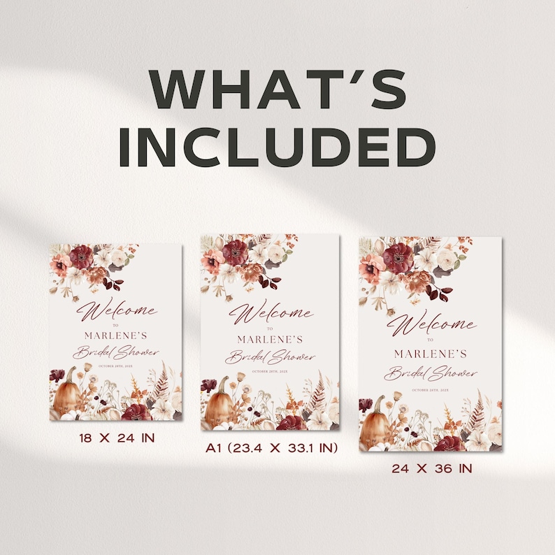 Buy Love is Brewing Bridal Shower Sign, Autumn Bridal Shower