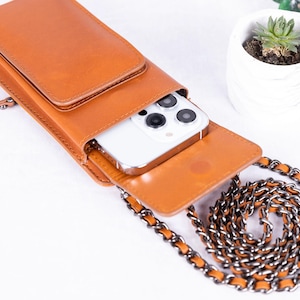 Crossbody City Bag Portemonnaie für Frauen, personalisierte Leder Schulter kleine Tasche mit Telefonfach, Geldbörse Crossbody Taschen Geschenk für Sie