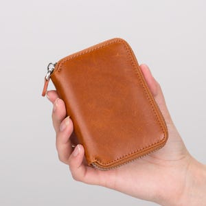 Leather Wallet Purse for Women, Ziparound Women Wallet, Personalized Zipper Women Wallet Pouch , Women's Handbag Purse Clutch Card Holder