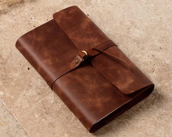Personalized Leather Bible Cover, Custom Size Bible Cover for Men Women, Engraved Leather Book Cover, Leather Book Sleeve, Leather Journal