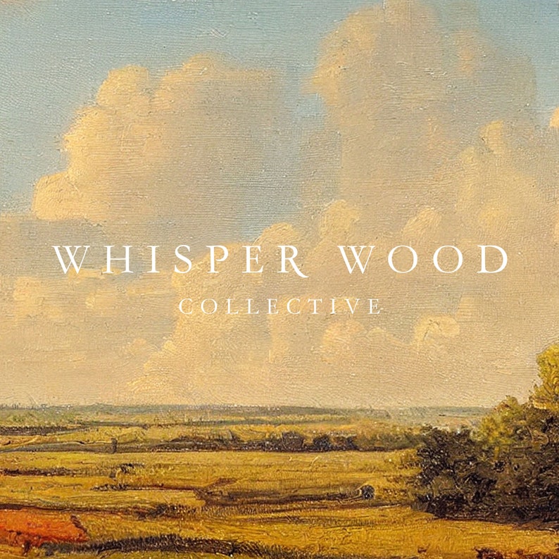 Kansas Landscape Oil Painting Landscape Warm Rustic Country Decor