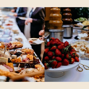 Catering Wedding Magazine Template for Canva