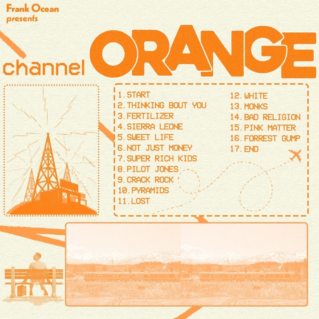 Frank Ocean - Channel Orange (concept Print) - Etsy