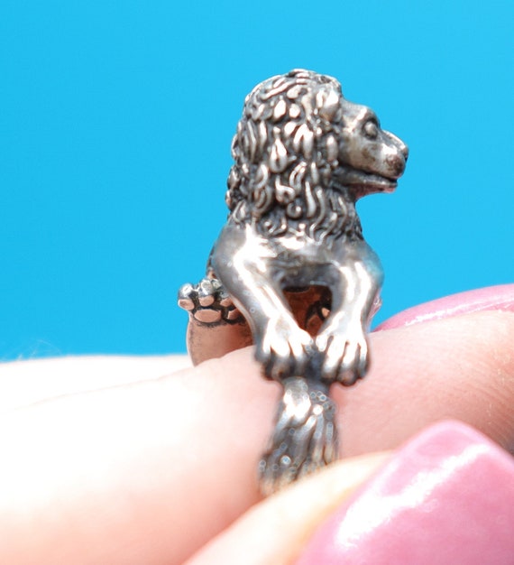 VINTAGE* James Yesberger Lion Ring Silver Excelle… - image 8