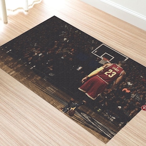 Lebron James Rug, King Rug, Lebron Rug, Fantastic Rug, NBA Rug, Legend Rug, Home Decor, Modern Rug, Custom Rug, Floor Rug, Area Rug