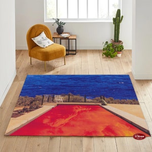 RED HOT CHILI PEPPERS Rug ラグ Red Hot Chili Peppers CD Rug, Rock Album Cover Rug, Music