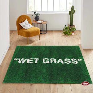 Wet grass off white shop